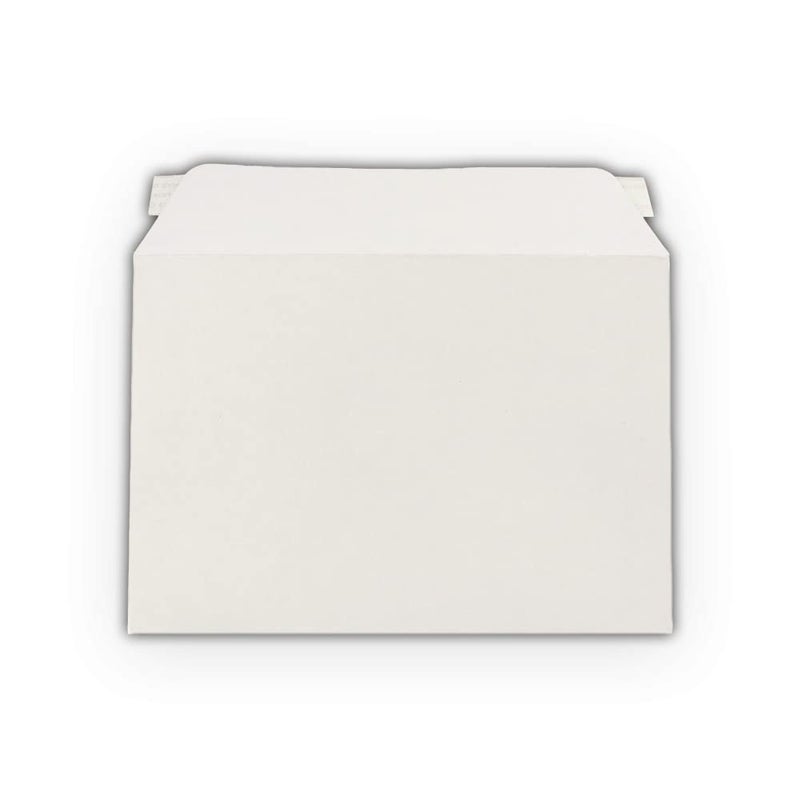 EcoSwift 75 EcoSwift 6.5 x 4.5 Rigid Photo Mailers Stay Flats White Cardboard Self Seal Envelopes - Image 5